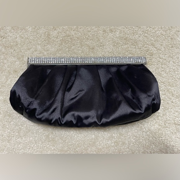 Black Evening Bag - Bridal Bag - Prom Bag - Purse - with Sparkle - Picture 2 of 7